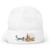 Cozy Embroidered Knit Beanie | Perfect Gift for Winter, Festivals & All Occasions | Smelty Live Design, Warm Hats, Fashion Accessory