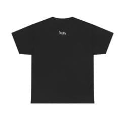 Plain black t-shirt with logo