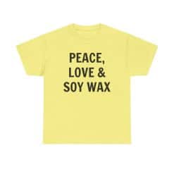 Yellow T-Shirt With Bold Text.