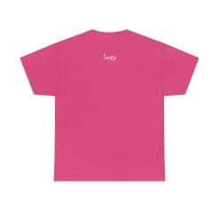 Addicted To Wax Unisex Heavy Cotton Tee 57 Bright Pink T-Shirt With Logo