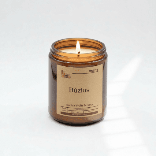 Candle With Tropical Fruits Scent