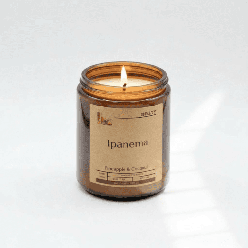 Candle With Pineapple And Coconut Scent
