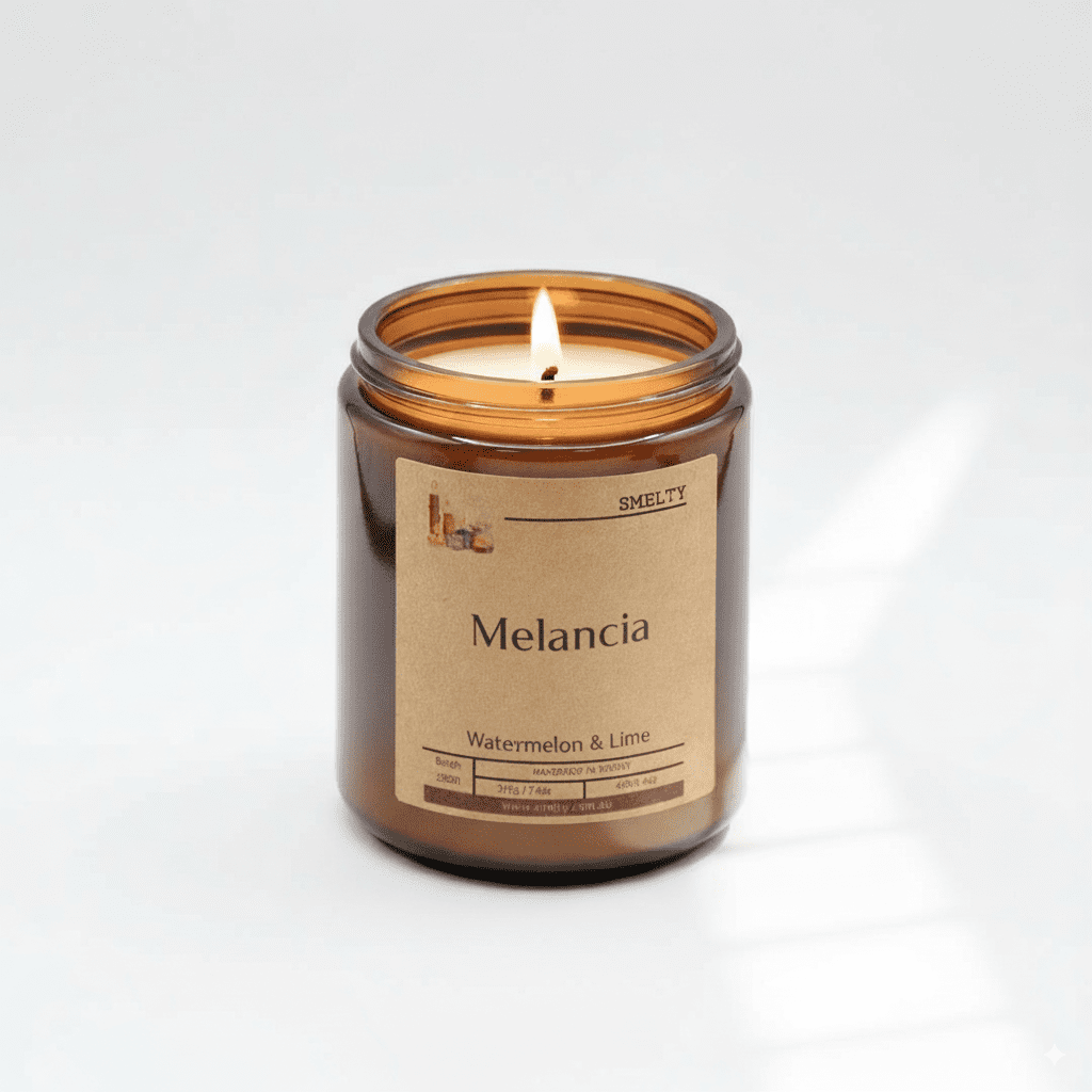 Melancia - Watermelon &Amp; Lime 1 Scented Candle With Watermelon And Lime