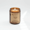 Vanilla Lace - Vanilla &Amp; Cashmere 5 Scented Candle In Amber Glass Jar