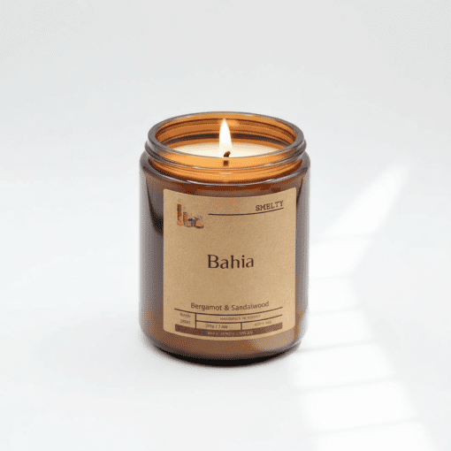 Scented Candle With Bergamot And Sandalwood