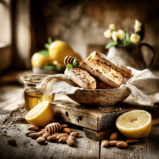 Lemon Biscotti - Lime &Amp; Almond