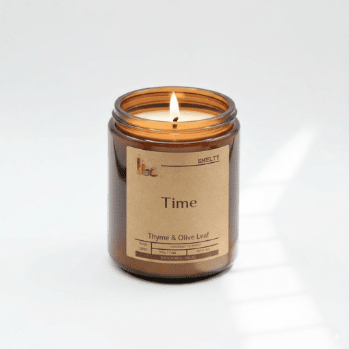Scented Candle With Thyme And Olive Leaf