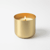 Natural Beeswax Candle 4 Natural Beeswax And Cocoa Butter Candle In A Gold Tin With Wooden Wick